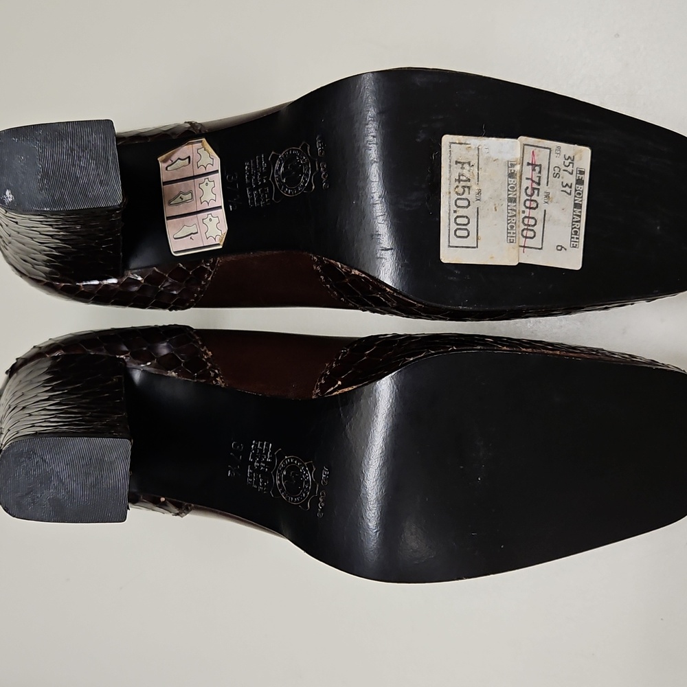 NWT Rodolphe Menudier Vero Cuoio Heels - Picture 8 of 11